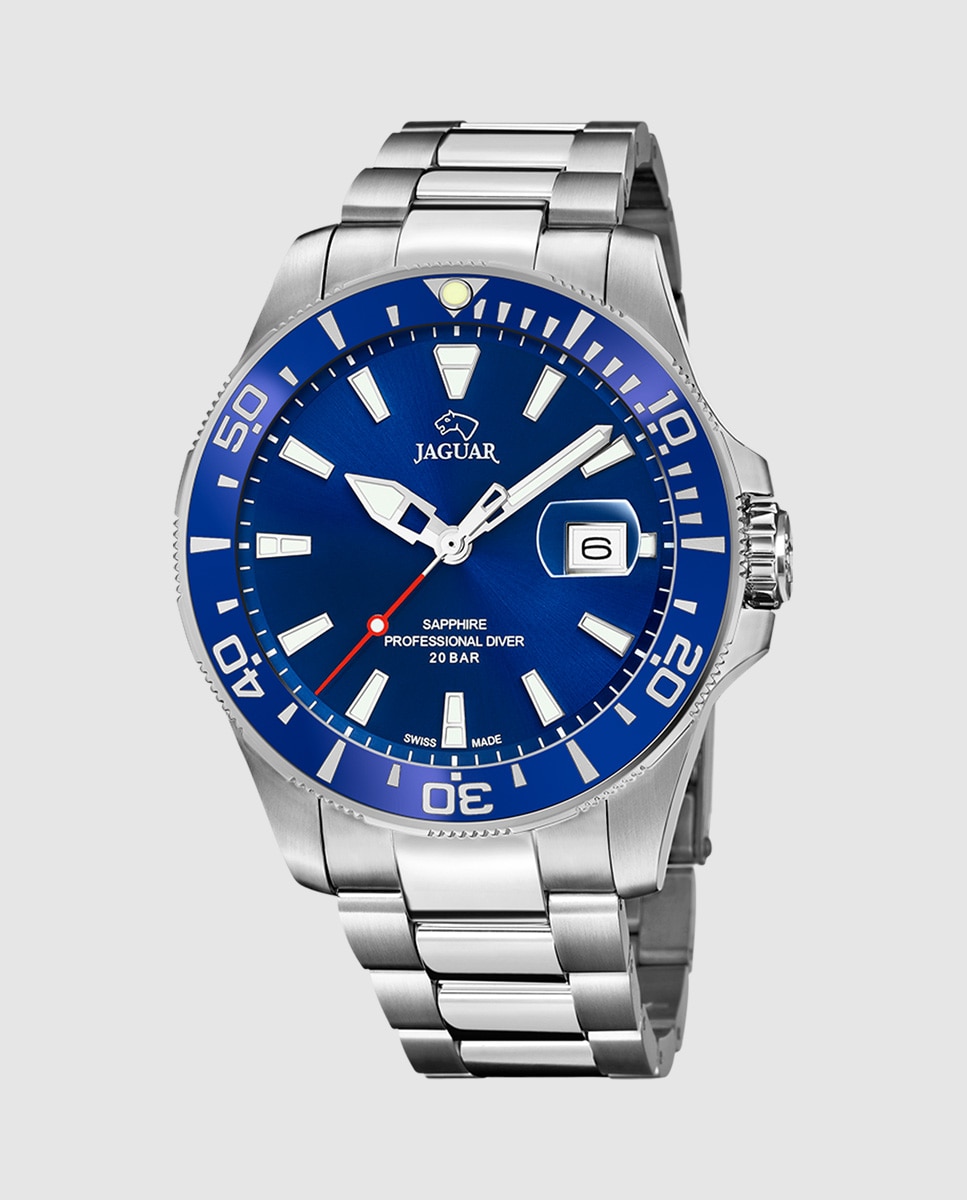Imagen 0 de Reloj de hombre j860/m de acero plata Plata
