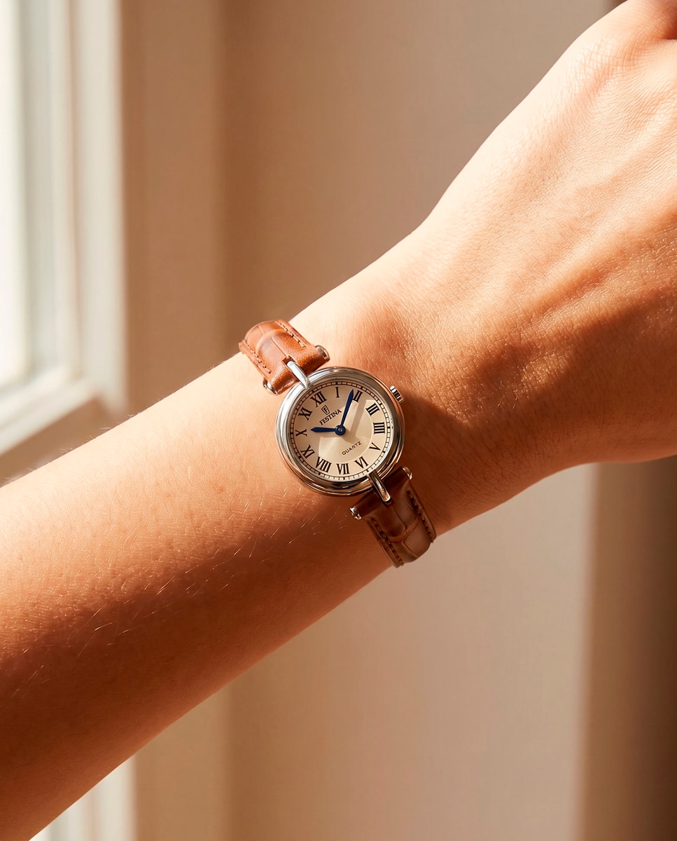Reloj de mujer f20787/2 mademoiselle de cuero - Festina - Marrón Marrón-5