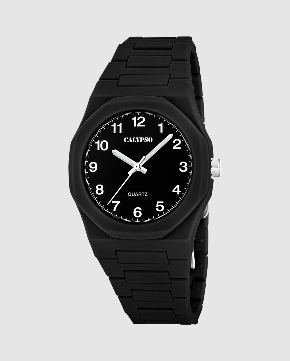 Imagen 1 de Reloj k6080/7 street style de caucho - Calypso - Negro Negro