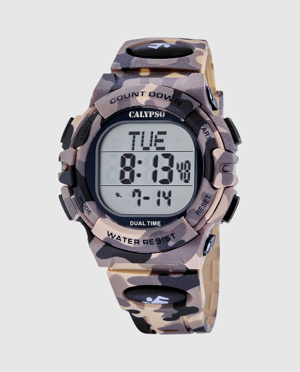 Imagen 0 de Reloj digital de hombre k6073/6 digital crush de caucho Marrón