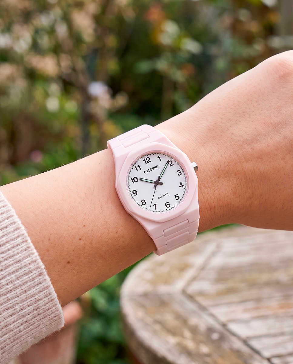 Imagen 2 de Reloj k6080/2 street style de caucho - Calypso - Rosa Rosa