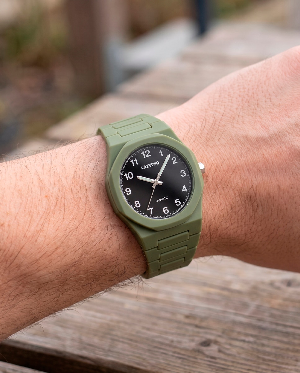 Imagen 2 de Reloj k6080/6 street style de caucho - Calypso - Verde Verde