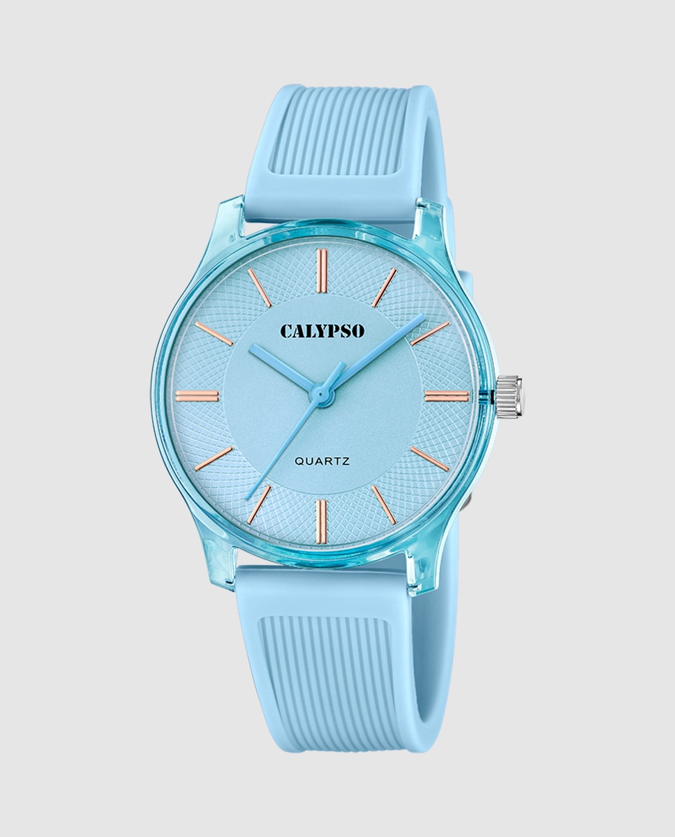 Imagen 0 de Reloj de mujer k6085/2 trendy de silicona Azul