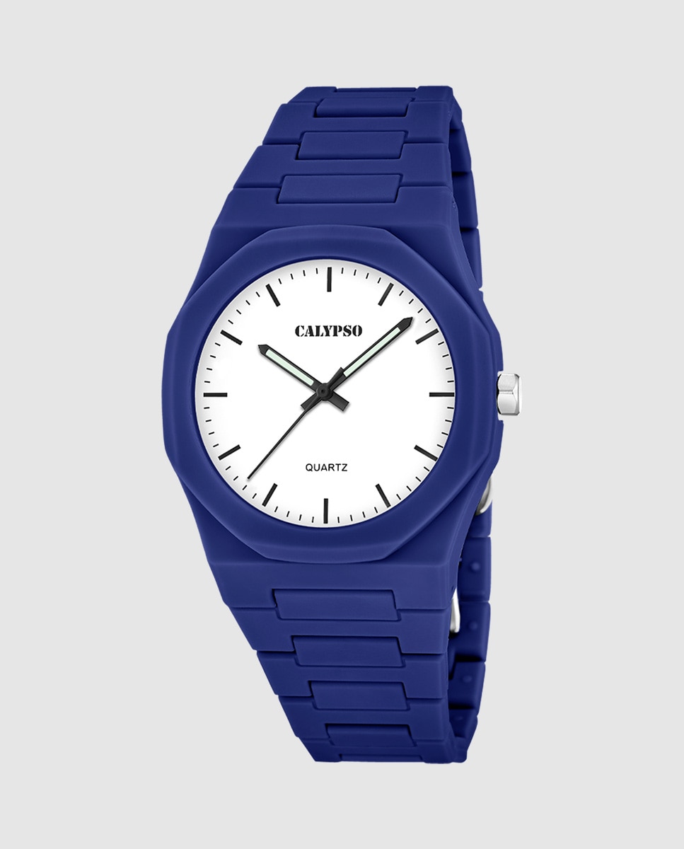 Imagen 1 de Reloj k6080/4 street style de caucho - Calypso - Azul Azul