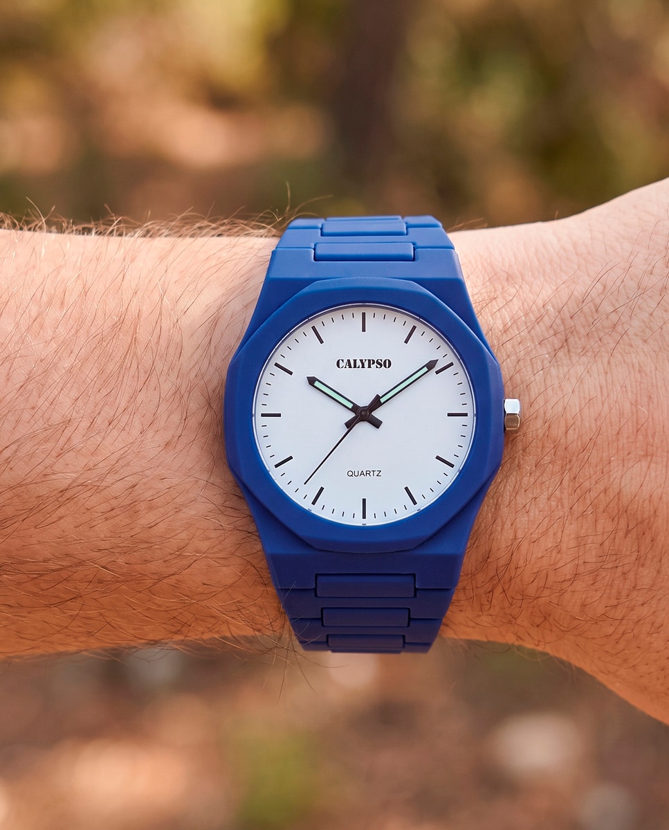 Imagen 2 de Reloj k6080/4 street style de caucho - Calypso - Azul Azul