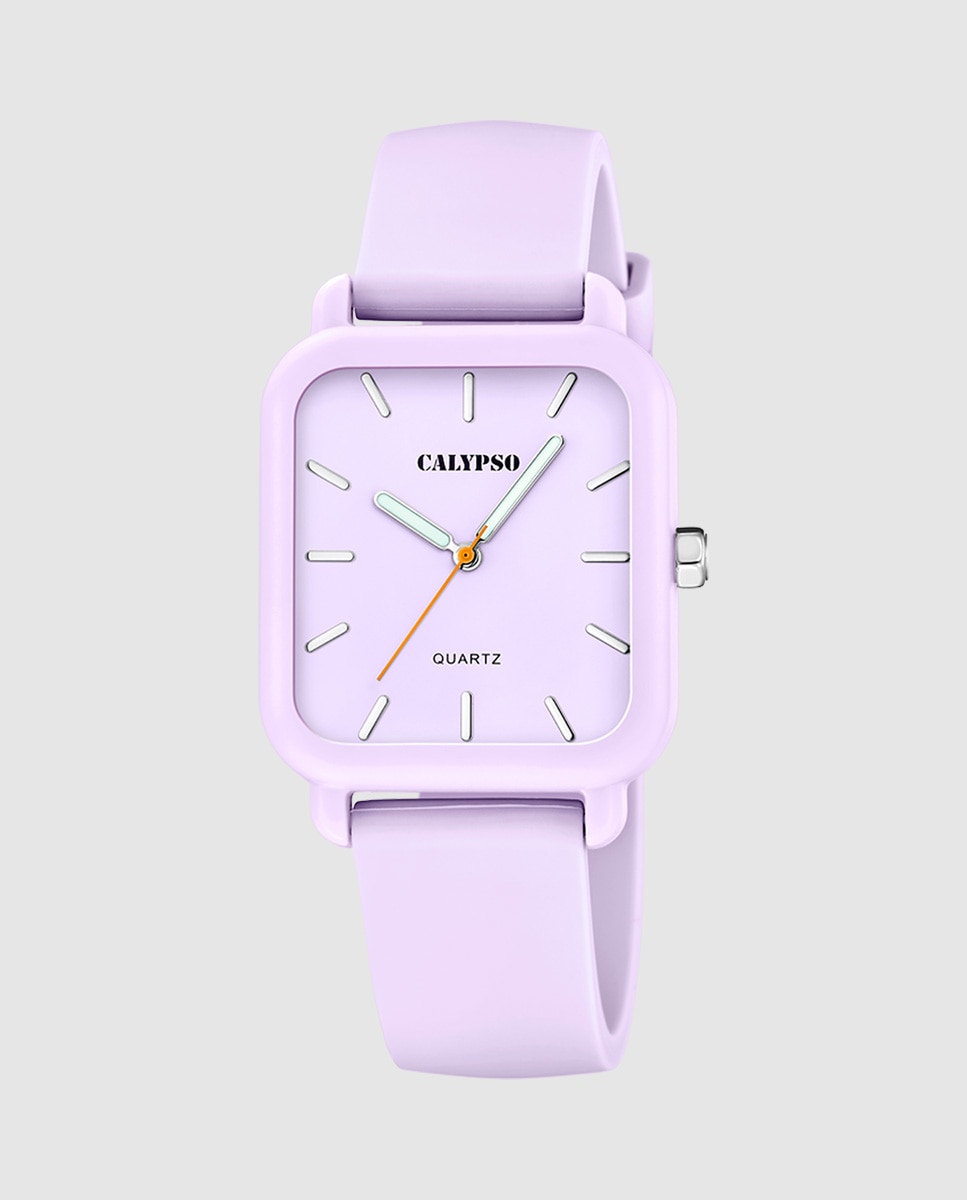 Imagen 0 de Reloj de mujer k6086/4 trendy de silicona Lila