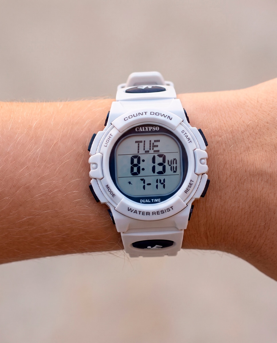 Imagen 2 de Reloj digital de hombre k6073/1 digital crush de caucho - Calypso - Gris Gris