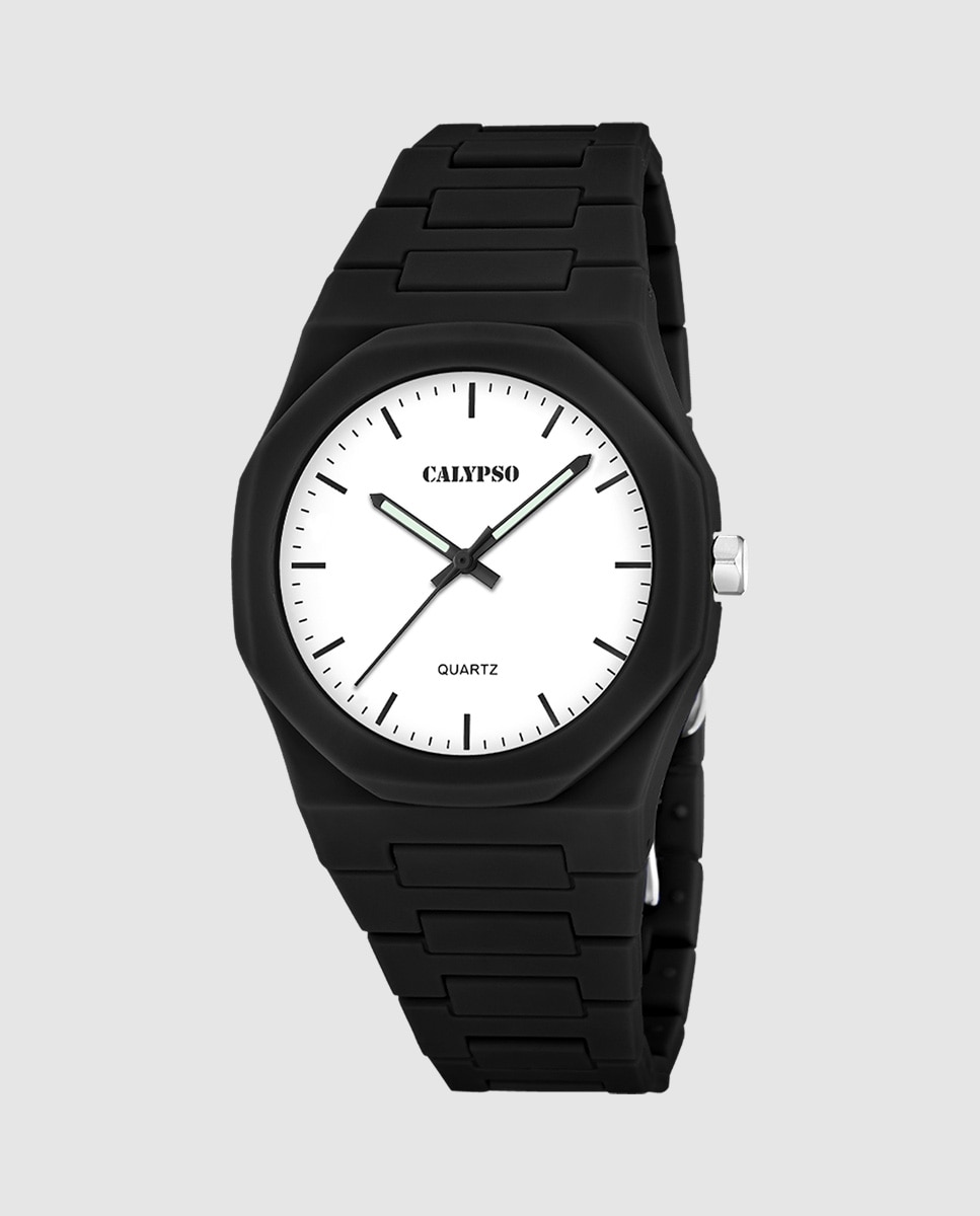 Imagen 1 de Reloj k6080/5 street style de caucho - Calypso - Negro Negro