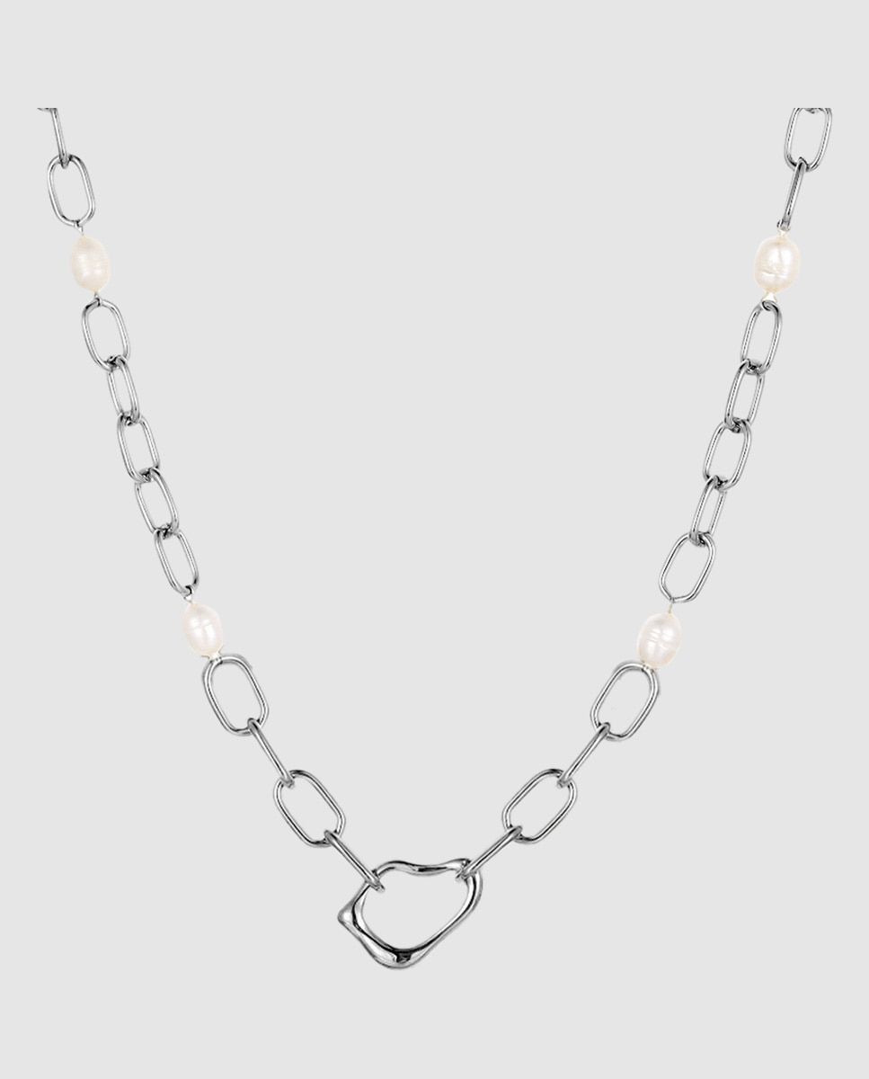 Imagen 1 de Collar urban woman de acero inoxidable acabado brillo Plata