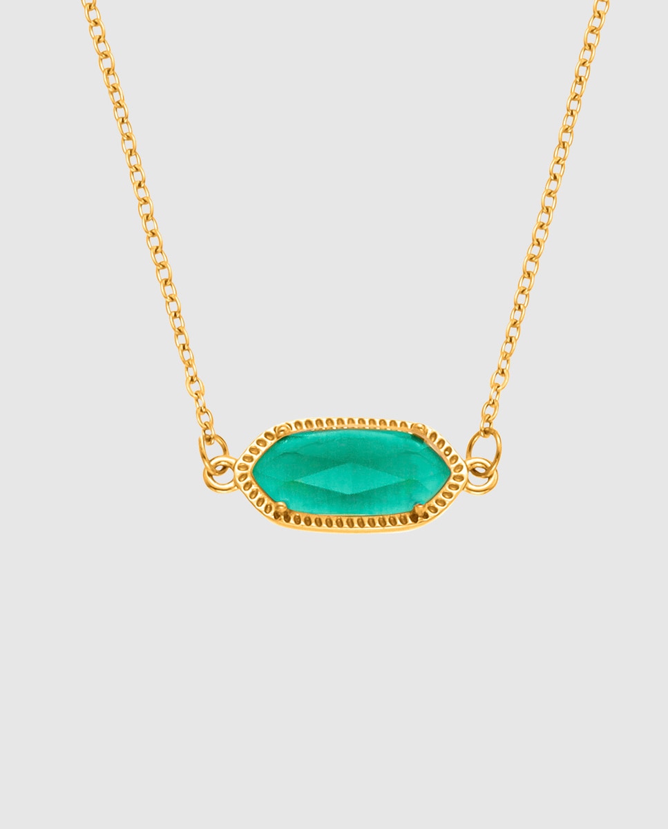 Imagen 1 de Collar boho style de acero inoxidable acabado brillo Azul