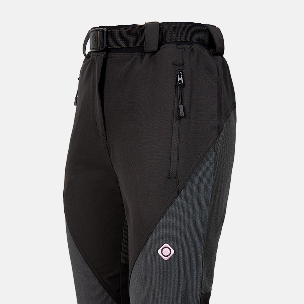Pantalones Escalada de mujer AUBER W Izas - Negro / Azul Negro / Azul-3