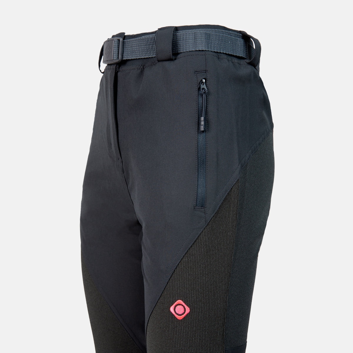 Pantalones Escalada de mujer AUBER W Izas - Negro / Azul Negro / Azul-6