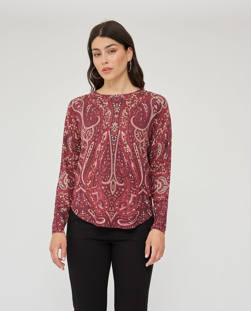 Imagen 0 de Jersey de mujer estampado paisley