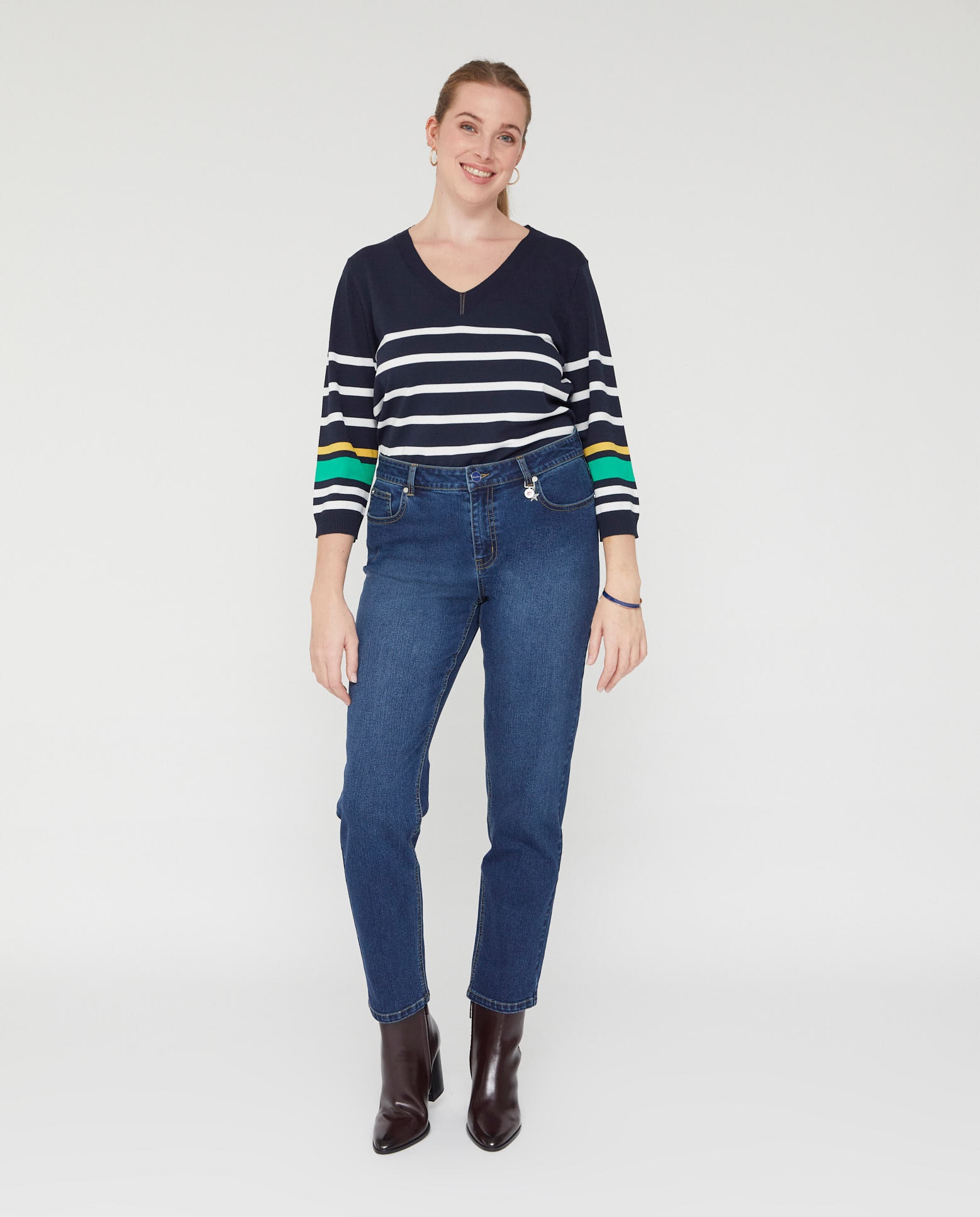 Imagen 0 de Pantalón de mujer denim basico push up Azul