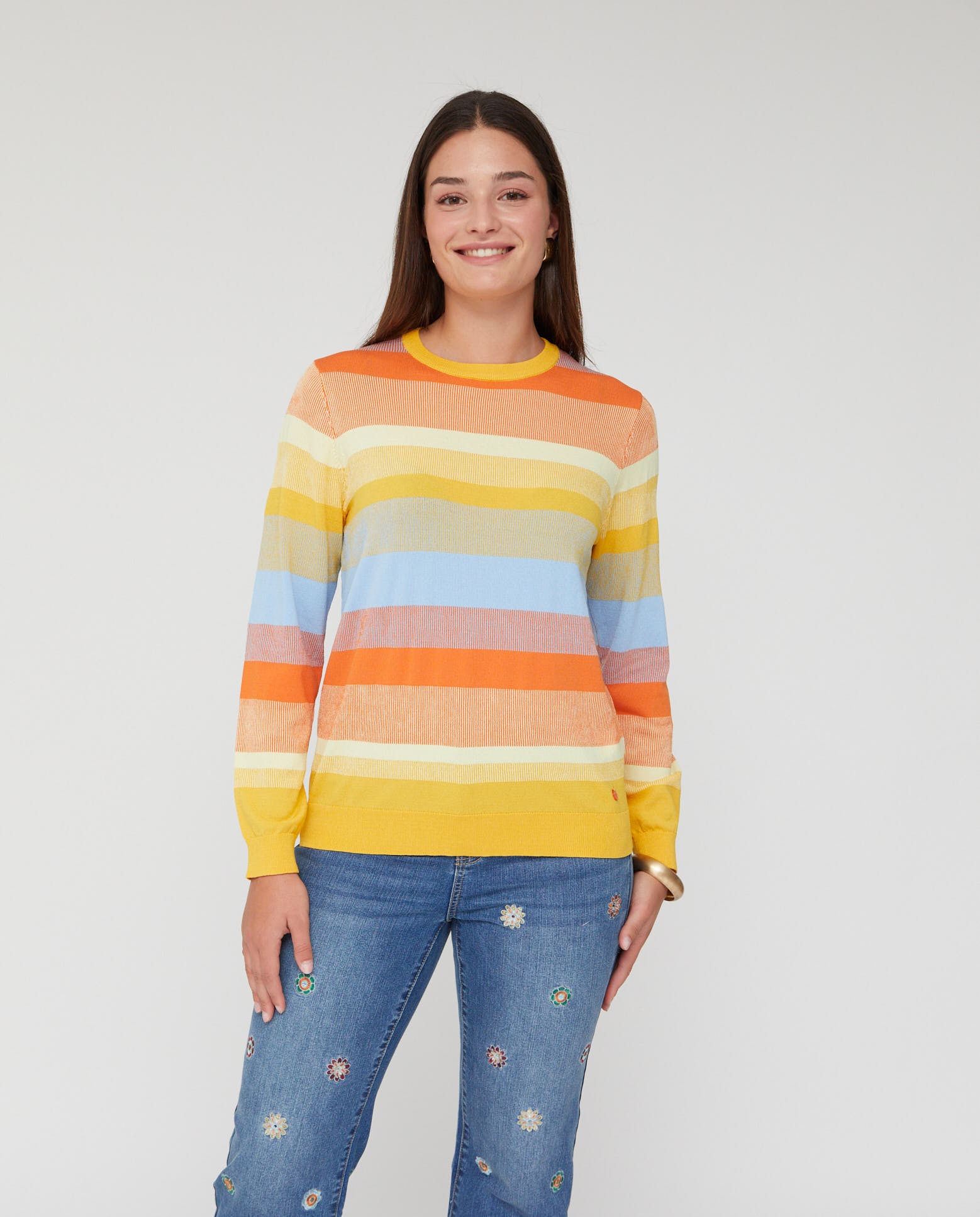 Jersey de mujer rayas - October - Multicolor Multicolor-1