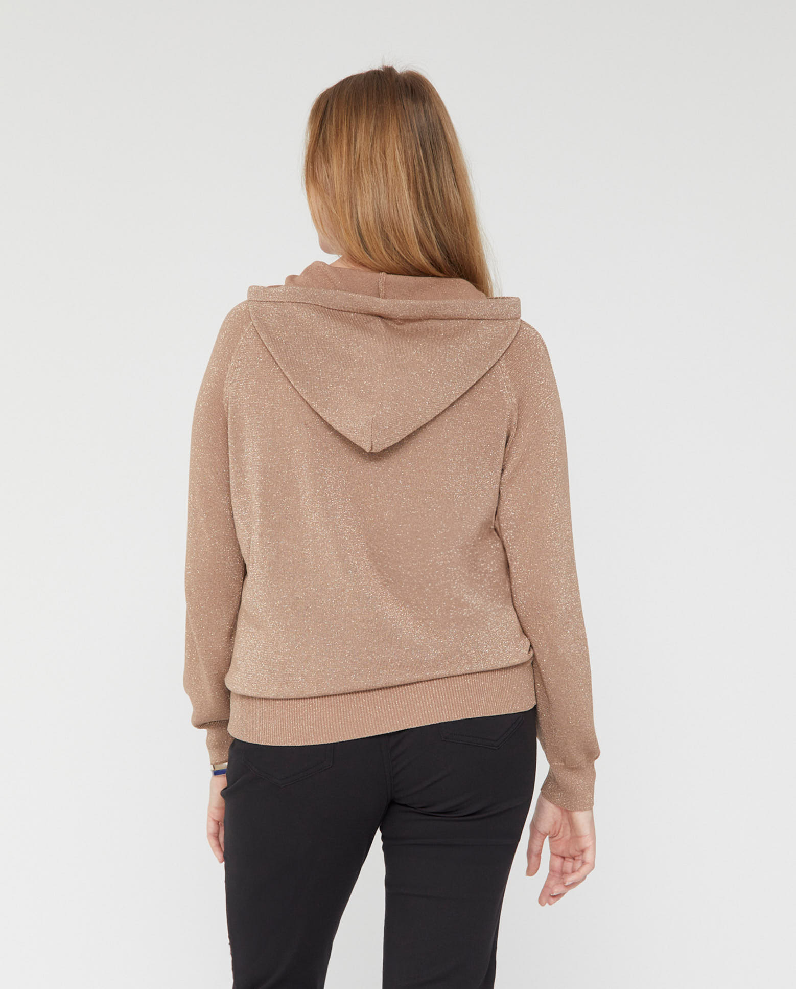 Jersey capucha y strass - October - Camel Camel-2