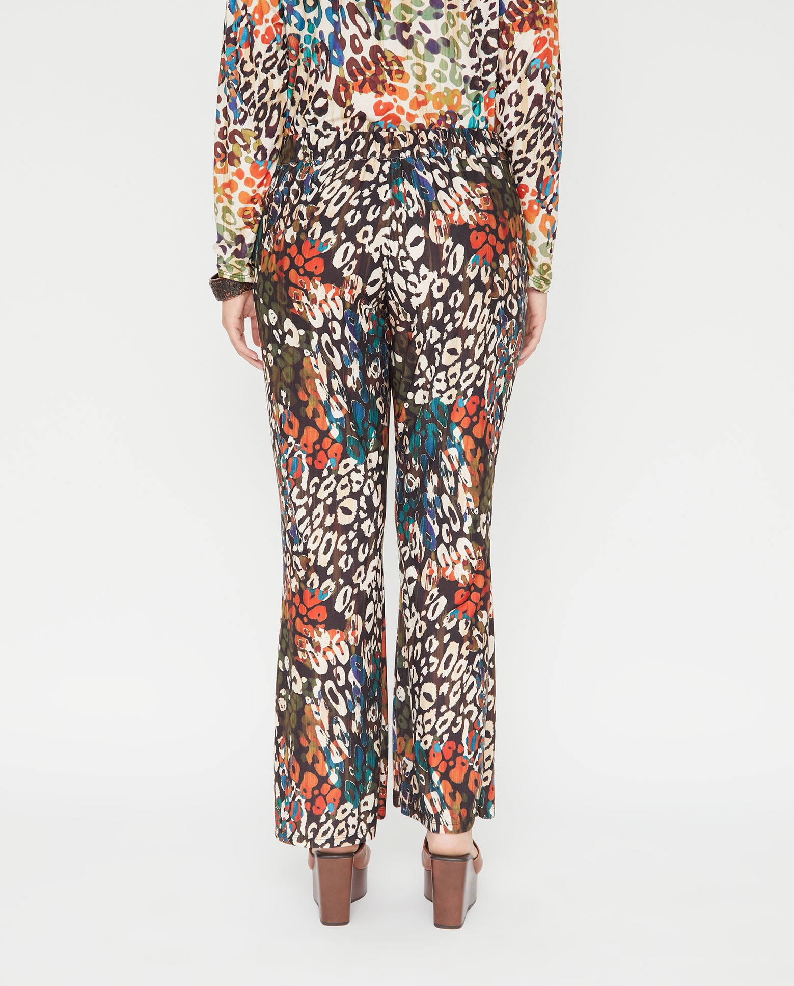 Pantalón estampado de leopardo - October - Multicolor Multicolor-2