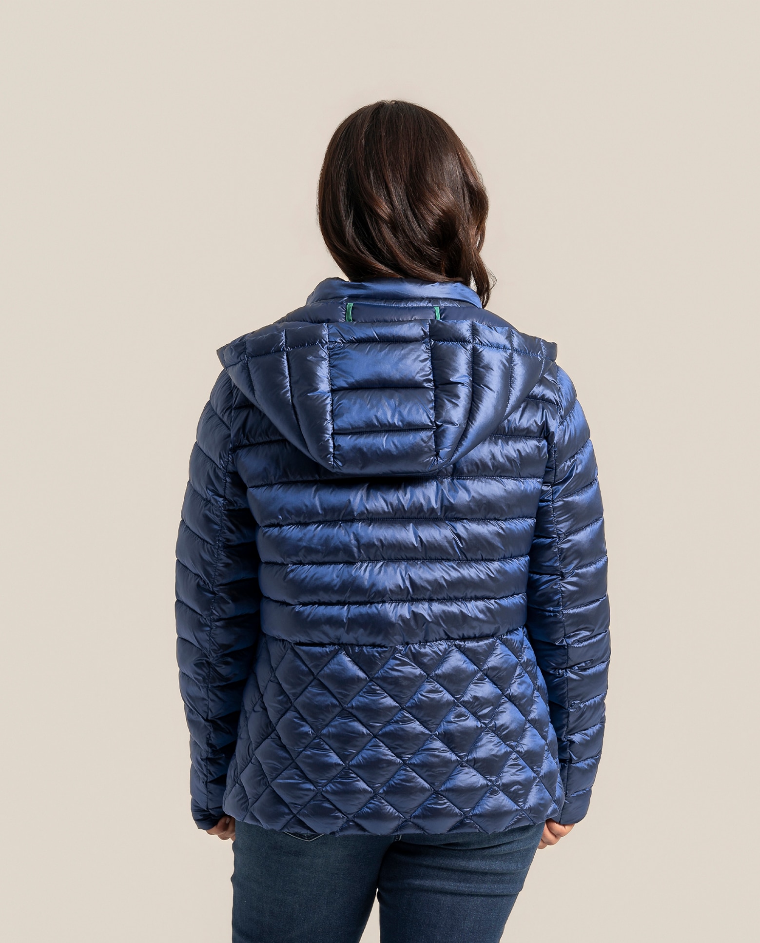 Parka corta con capucha ajustable - October - Azul marino Azul marino-2