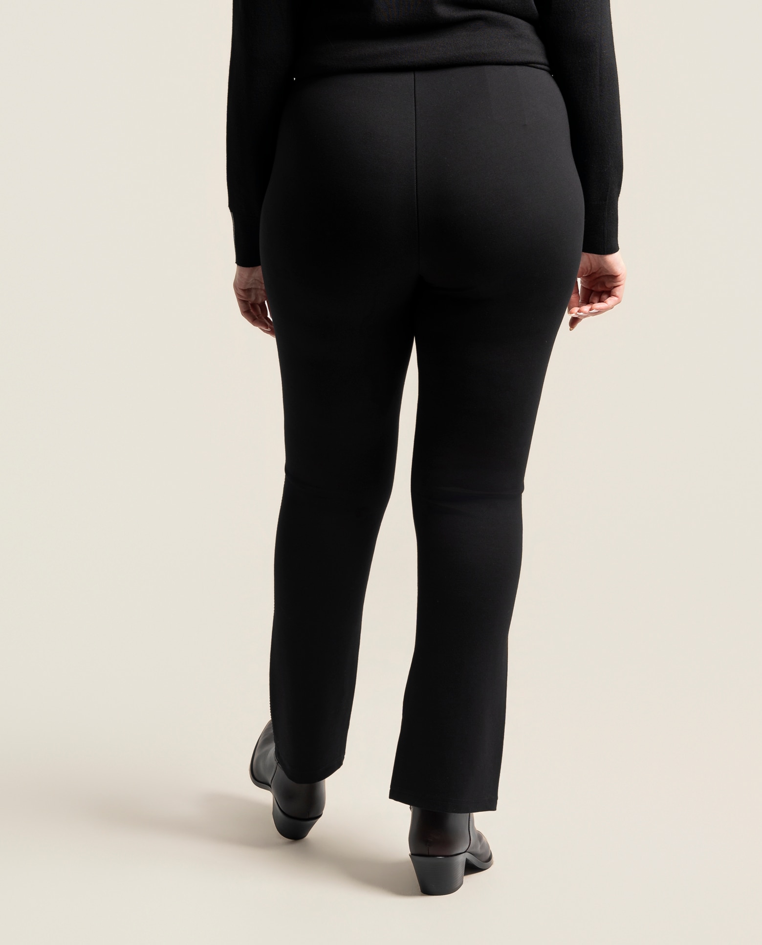 Legging con strass en lateral - October - Negro Negro-2