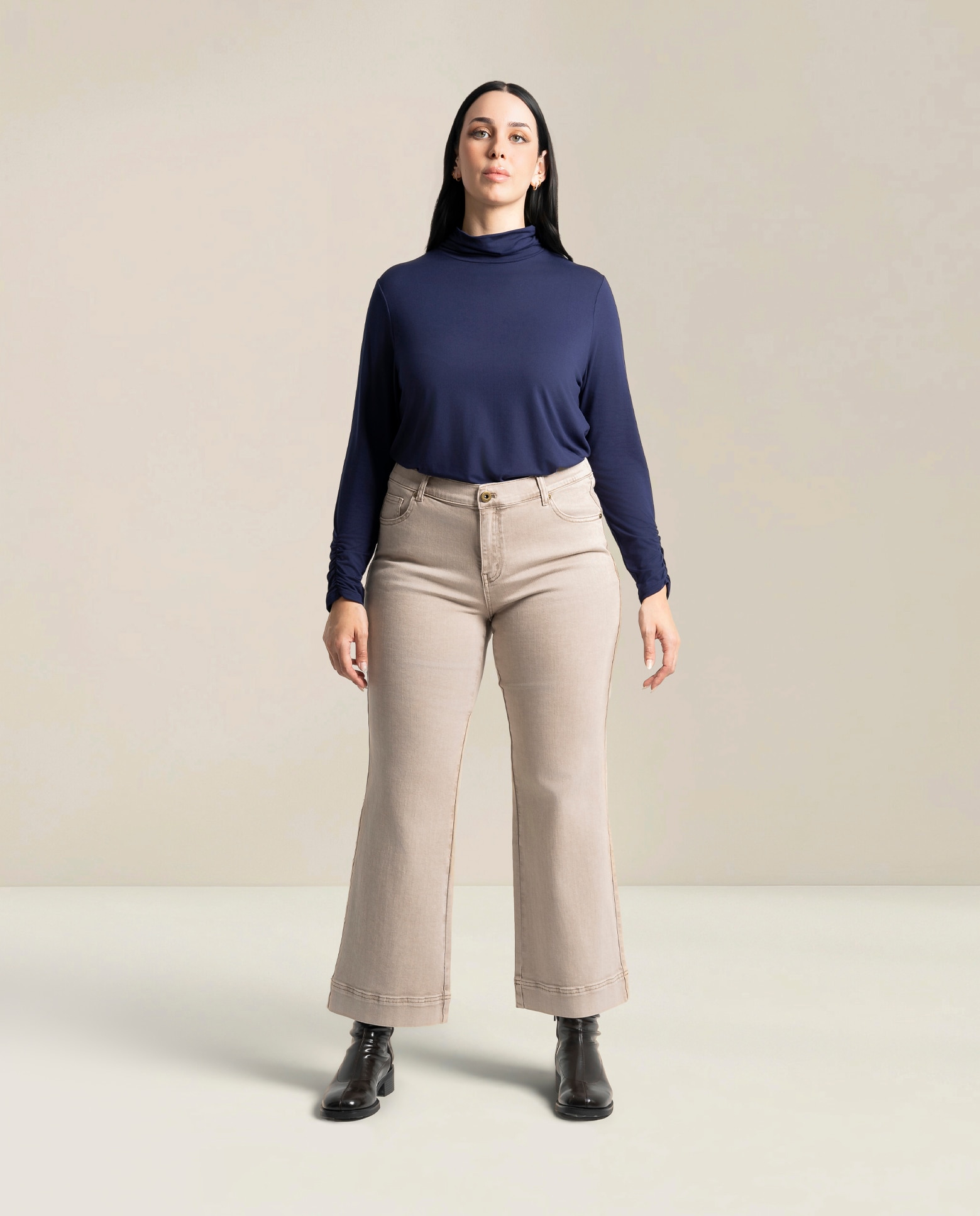 Imagen 0 de Pantalon cinco bolsillos cintura elastica Perla