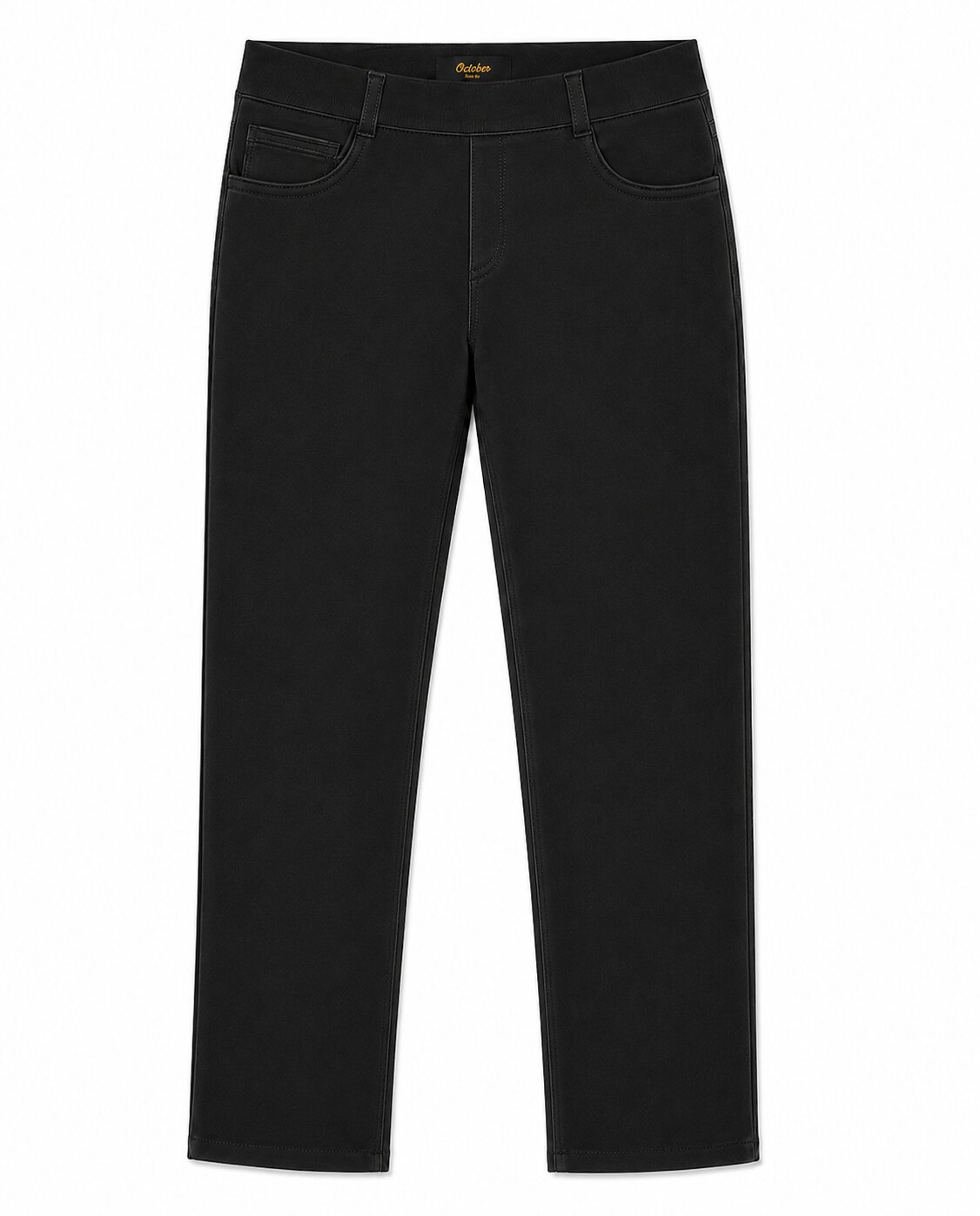 Legging ajustado con cinturilla elástica y tachuelas - October - Negro Negro-5