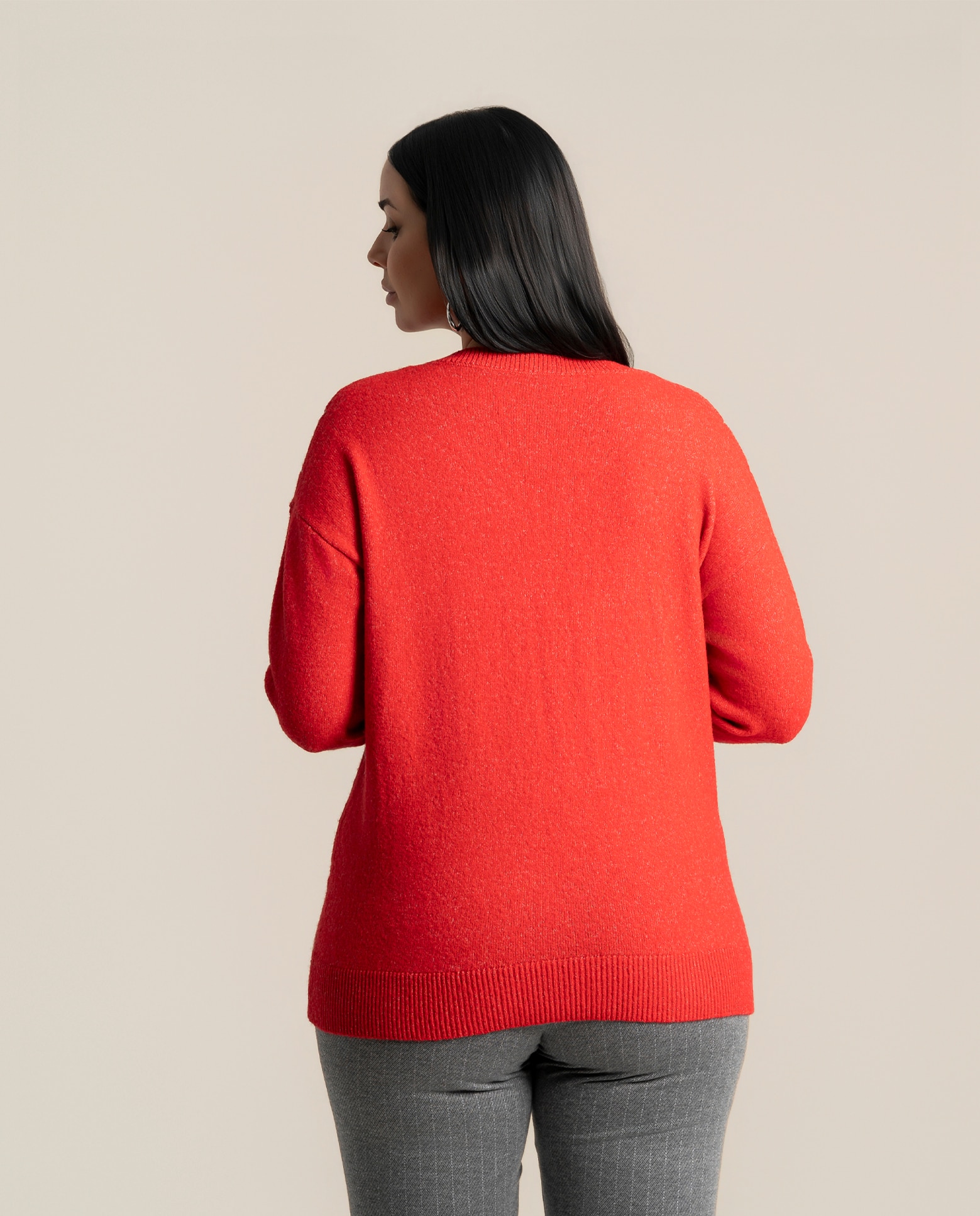 Jersey con rombos de cadena - October - Rojo Rojo-2