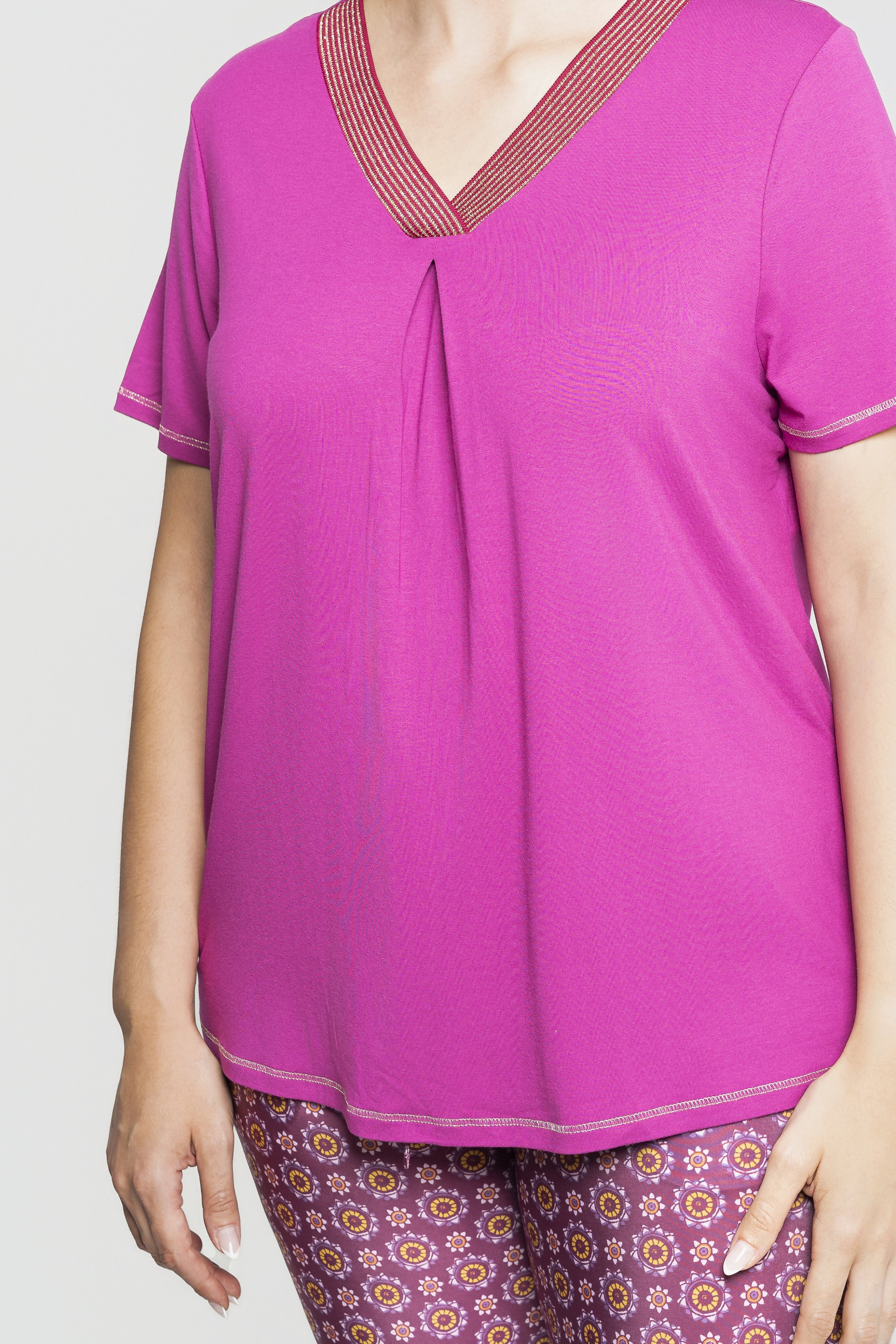 Camiseta con detalles en plata - October - Multicolor Multicolor-3