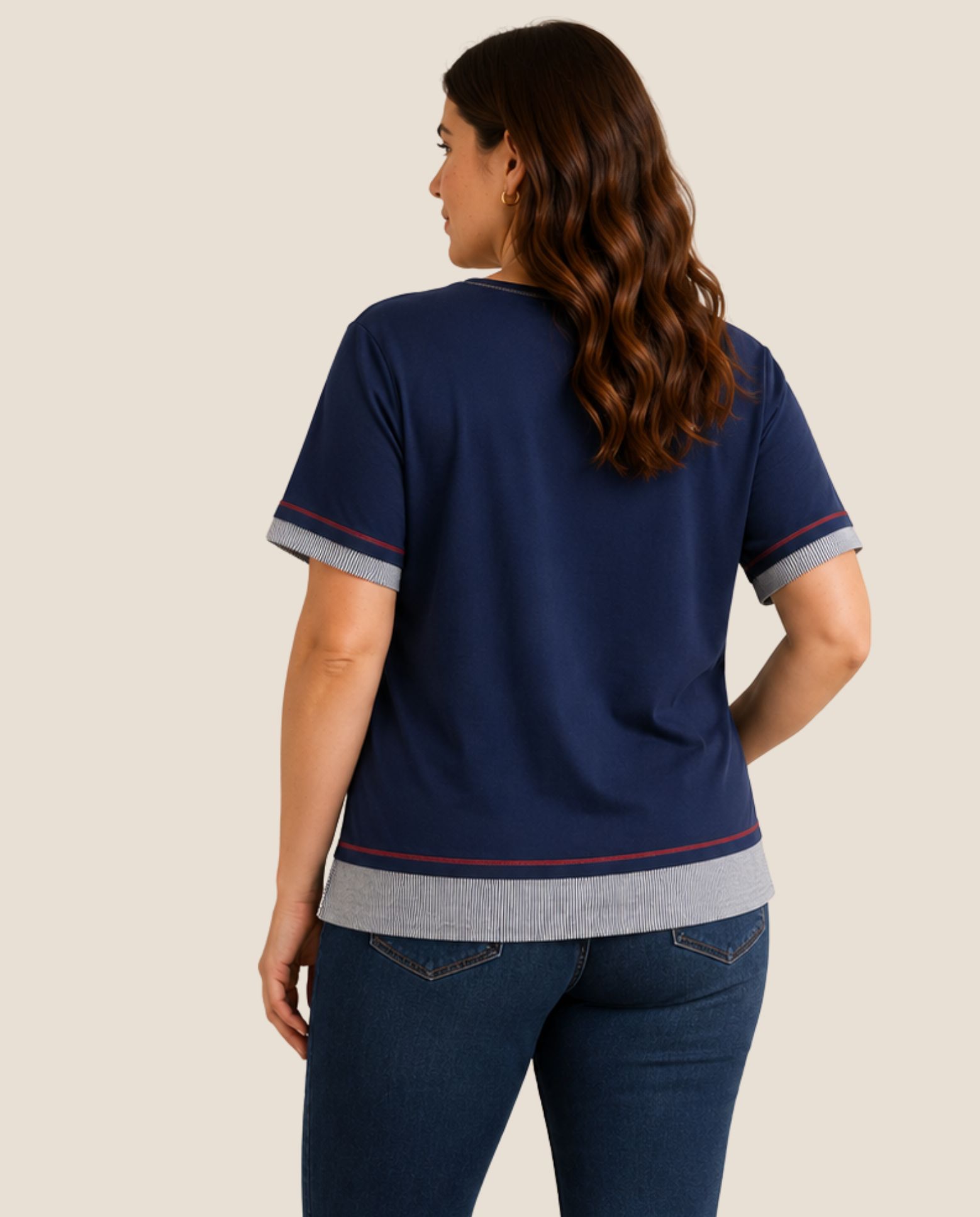 Camiseta estampado posicional - October - Kaki Kaki-2