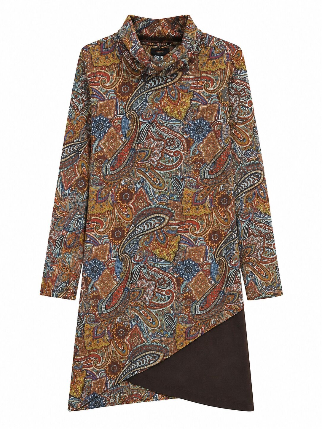Jersey cuello buche con faldon - October - Multicolor Multicolor-5