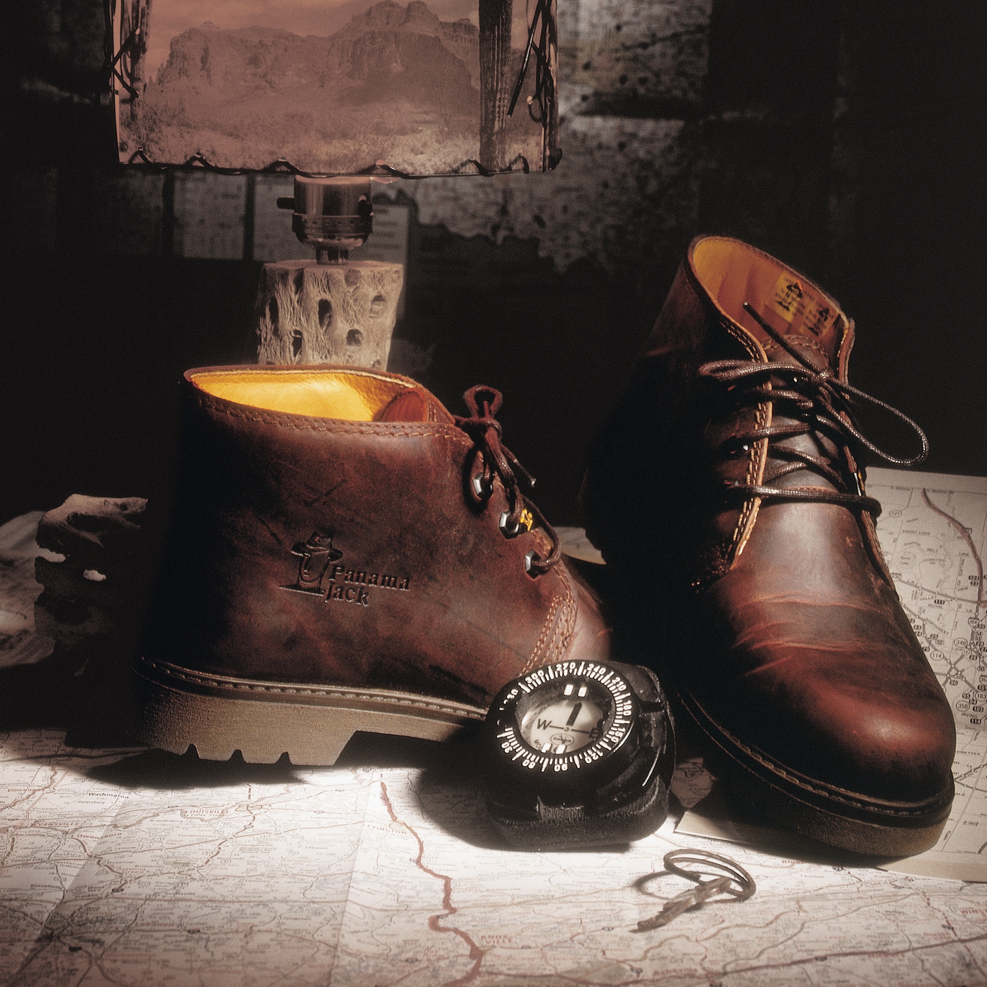 Botines básicos en piel con forro de piel - Panama Jack - Marrón oscuro Marrón oscuro-5