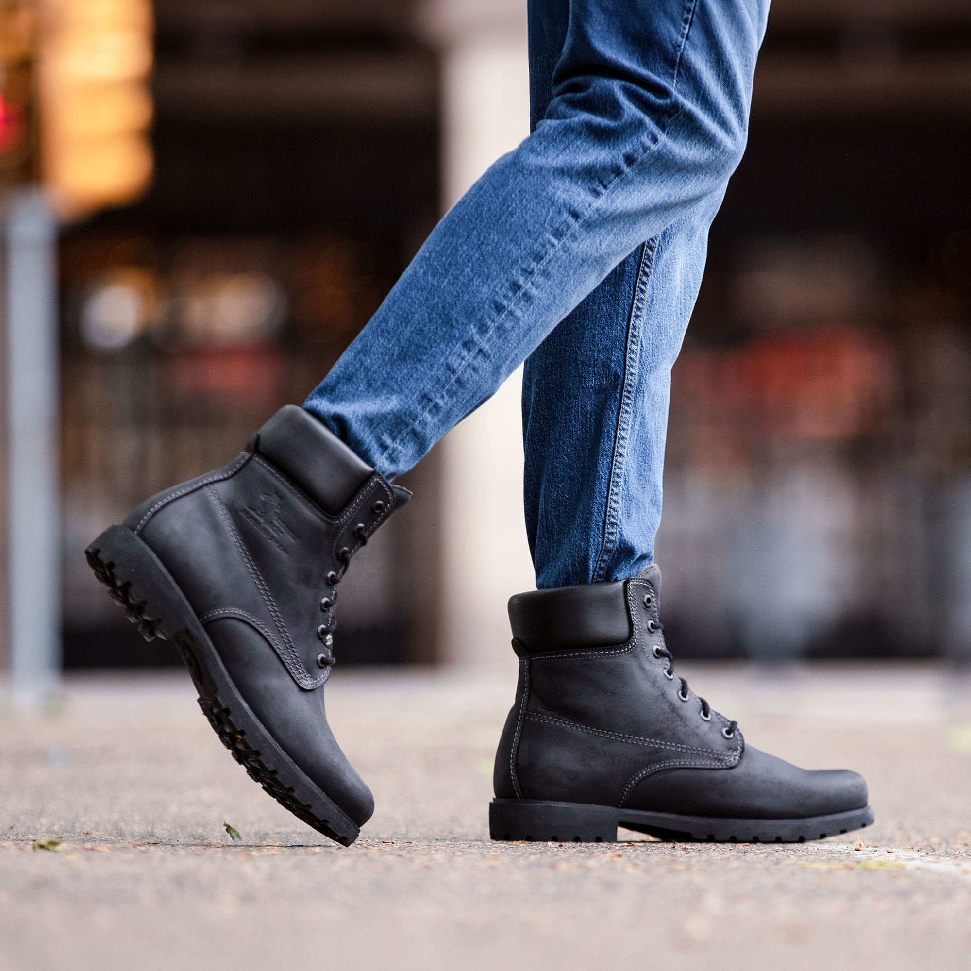 Imagen 3 de Botas de hombre Panama Jack de piel marrones - Negro Negro