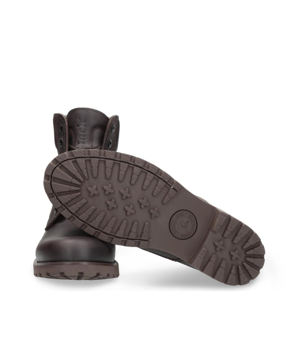 Botas de hombre Panama Jack de piel marrones - Marrón oscuro Marrón oscuro-5