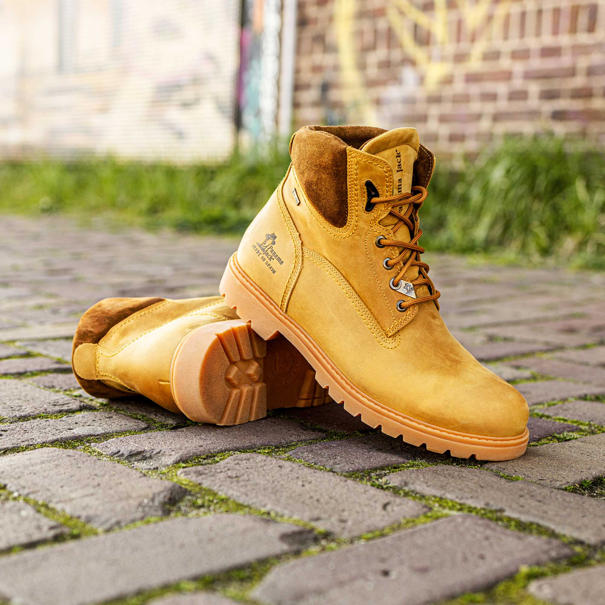 Botas de hombre Panama Jack en color marrón con tecnologia Goretex®. - Camel Camel-5