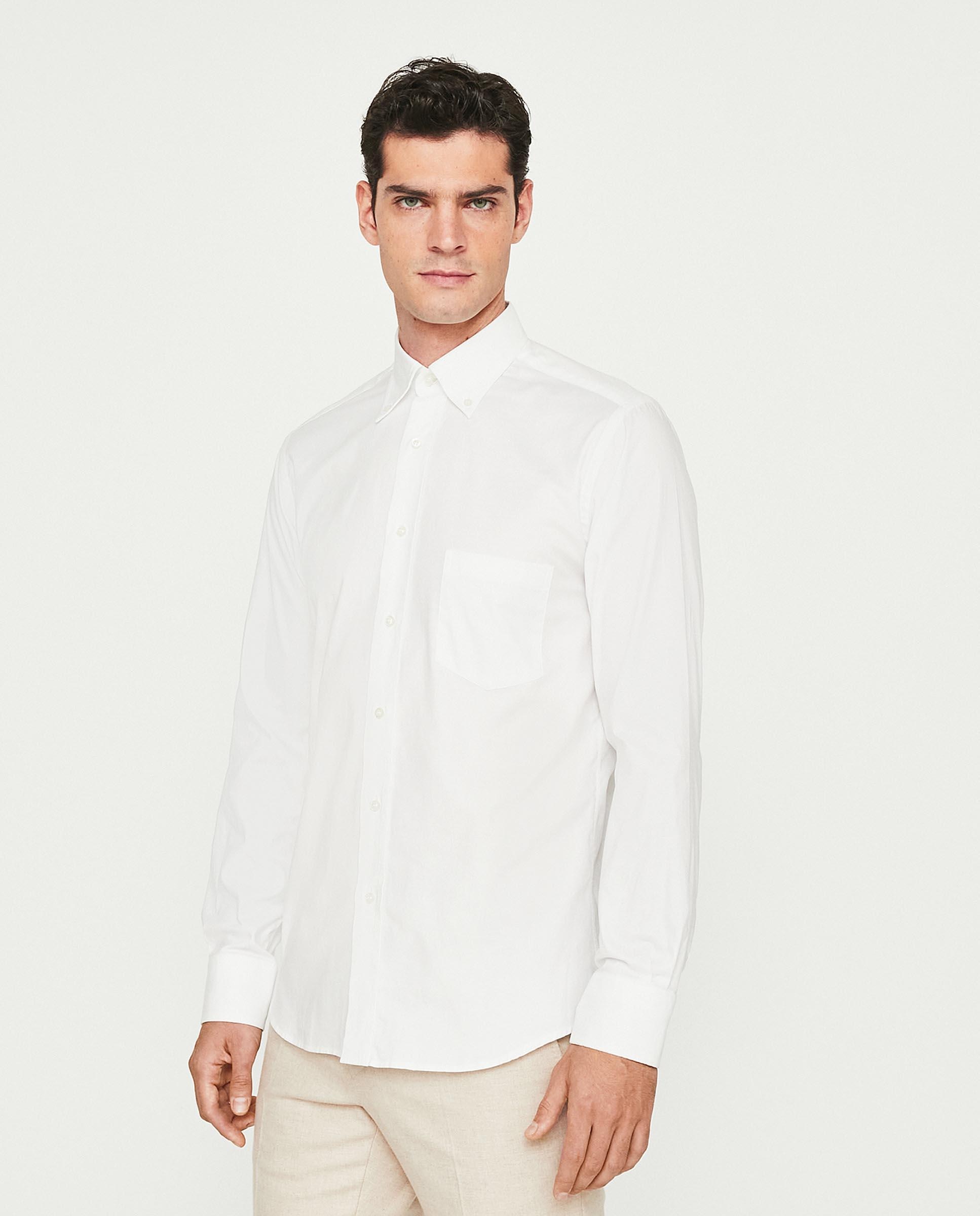Imagen 0 de Camisa casual oxford manga larga Azul
