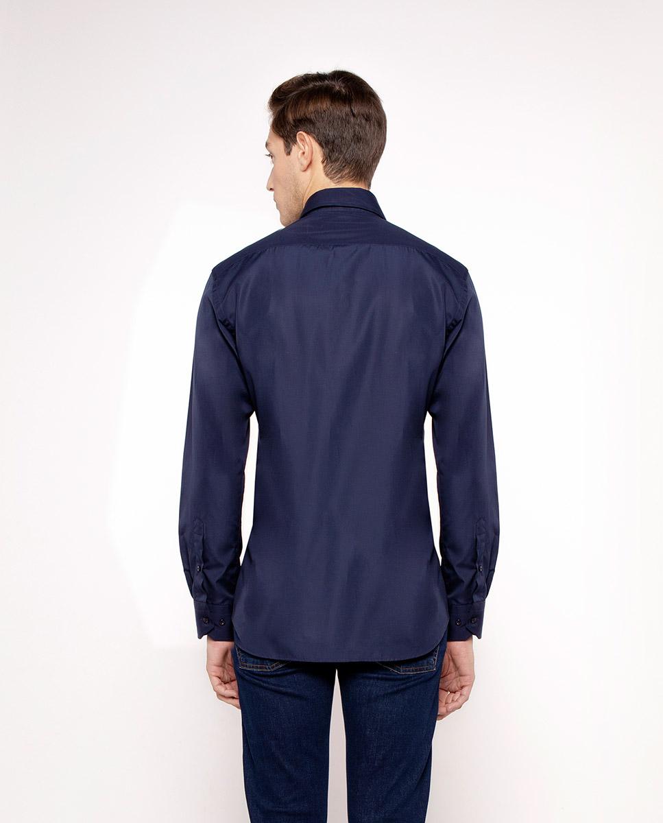 Imagen 2 de Camisa de hombre regular de algodón - Azul marino Azul marino