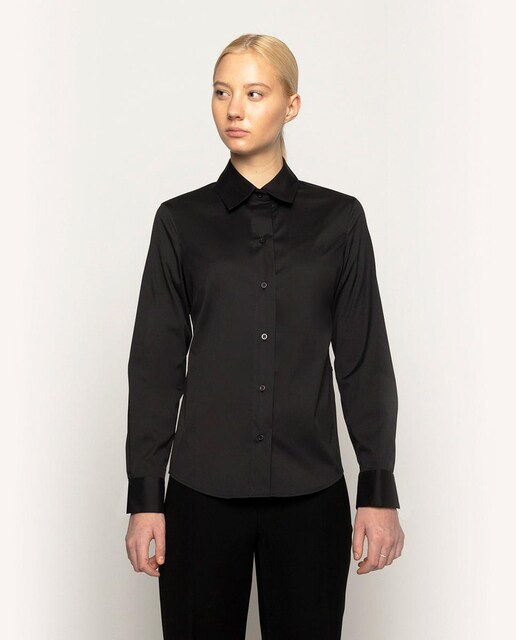 Imagen 0 de Camisa de mujer básica de manga larga