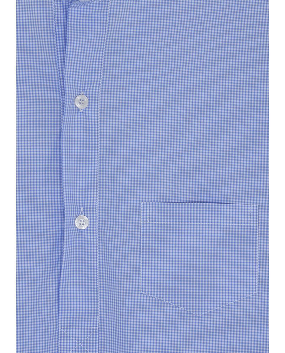 Camisón de hombre manga larga de algodón - Mirto - Azul índigo Azul índigo-4