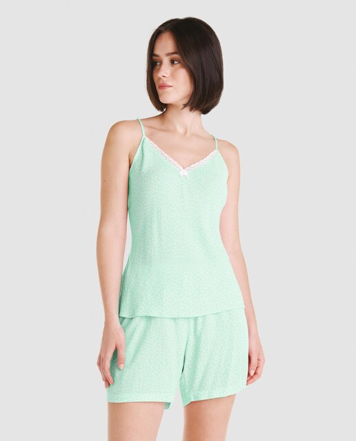Imagen 0 de Pijama de mujer de tirantes estampado