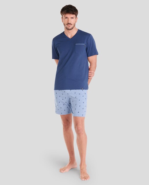 Imagen 0 de Pijama de hombre corto estampado