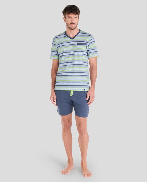 Imagen 0 de Pijama de hombre corto estampado