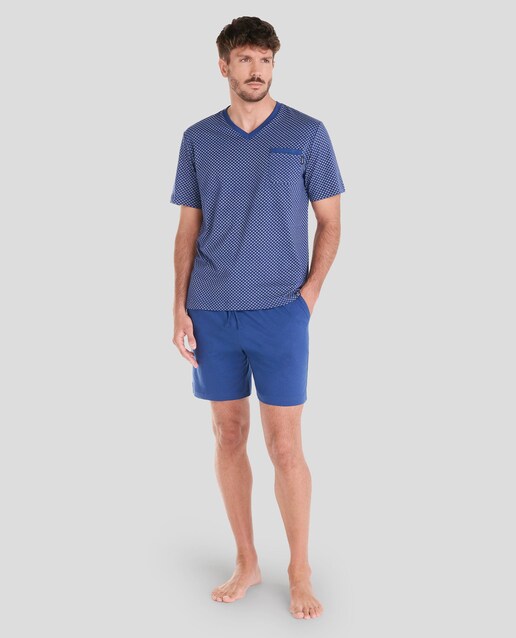 Imagen 0 de Pijama de hombre corto estampado