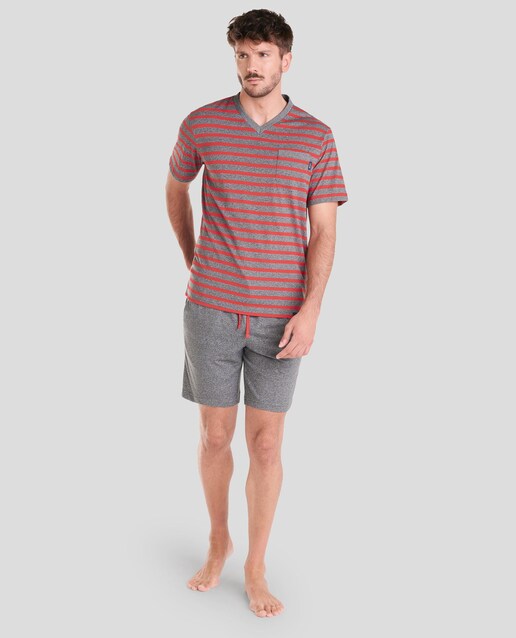Imagen 0 de Pijama de hombre corto estampado