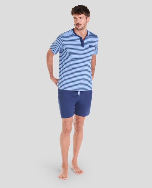 Imagen 0 de Pijama de hombre corto estampado