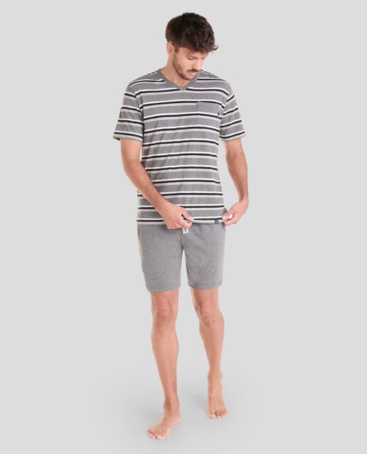 Imagen 0 de Pijama de hombre corto estampado