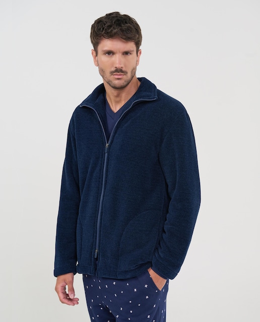 Imagen 0 de Bata de hombre larga con cremallera