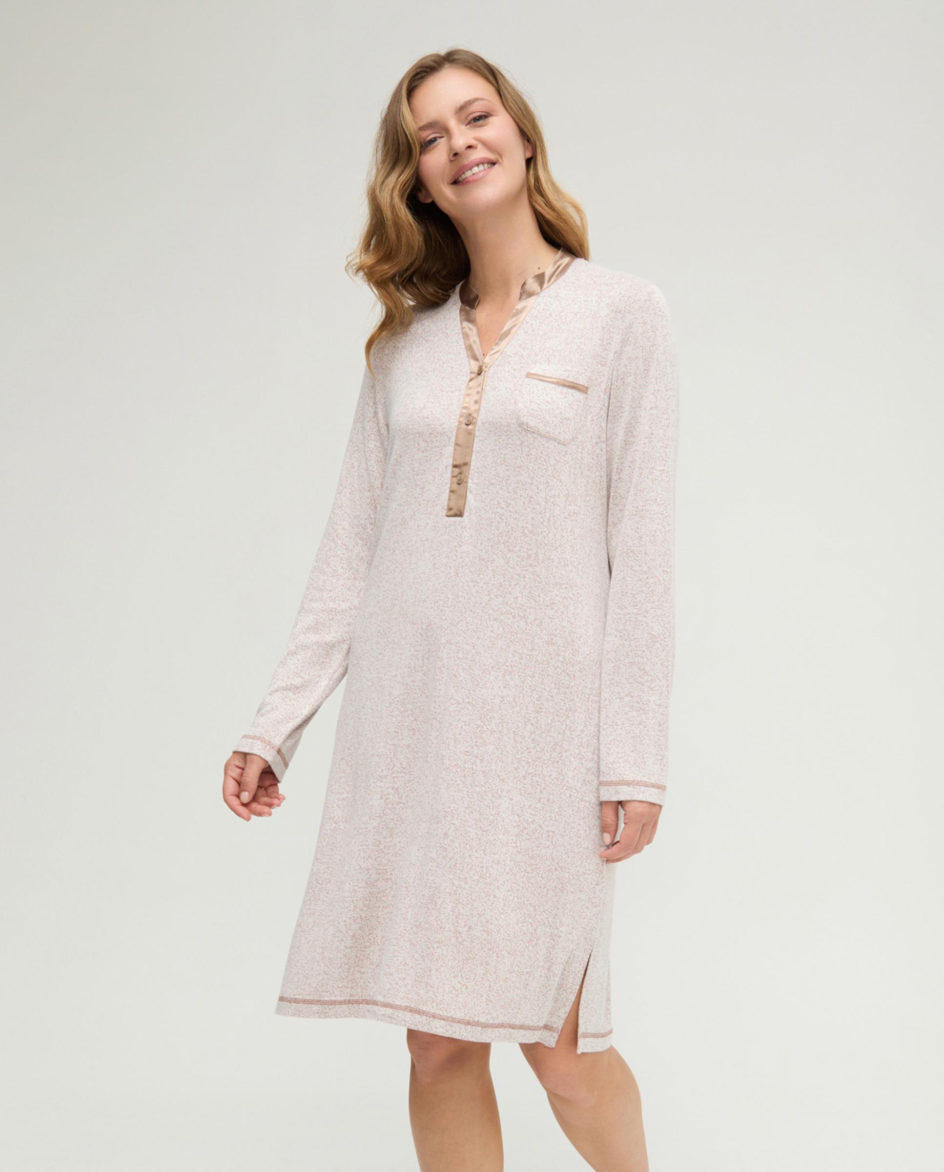 Imagen 0 de Camisón de mujer vigore botones Marrón