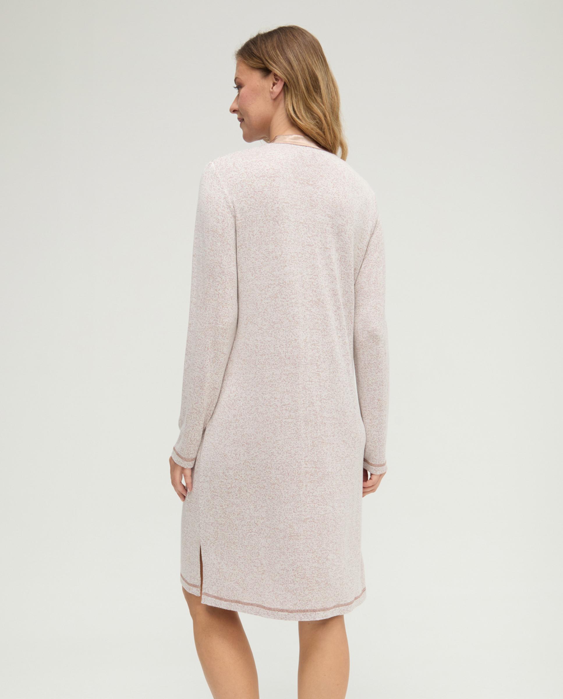 Camisón de mujer vigore botones - Lohe - Marrón Marrón-2