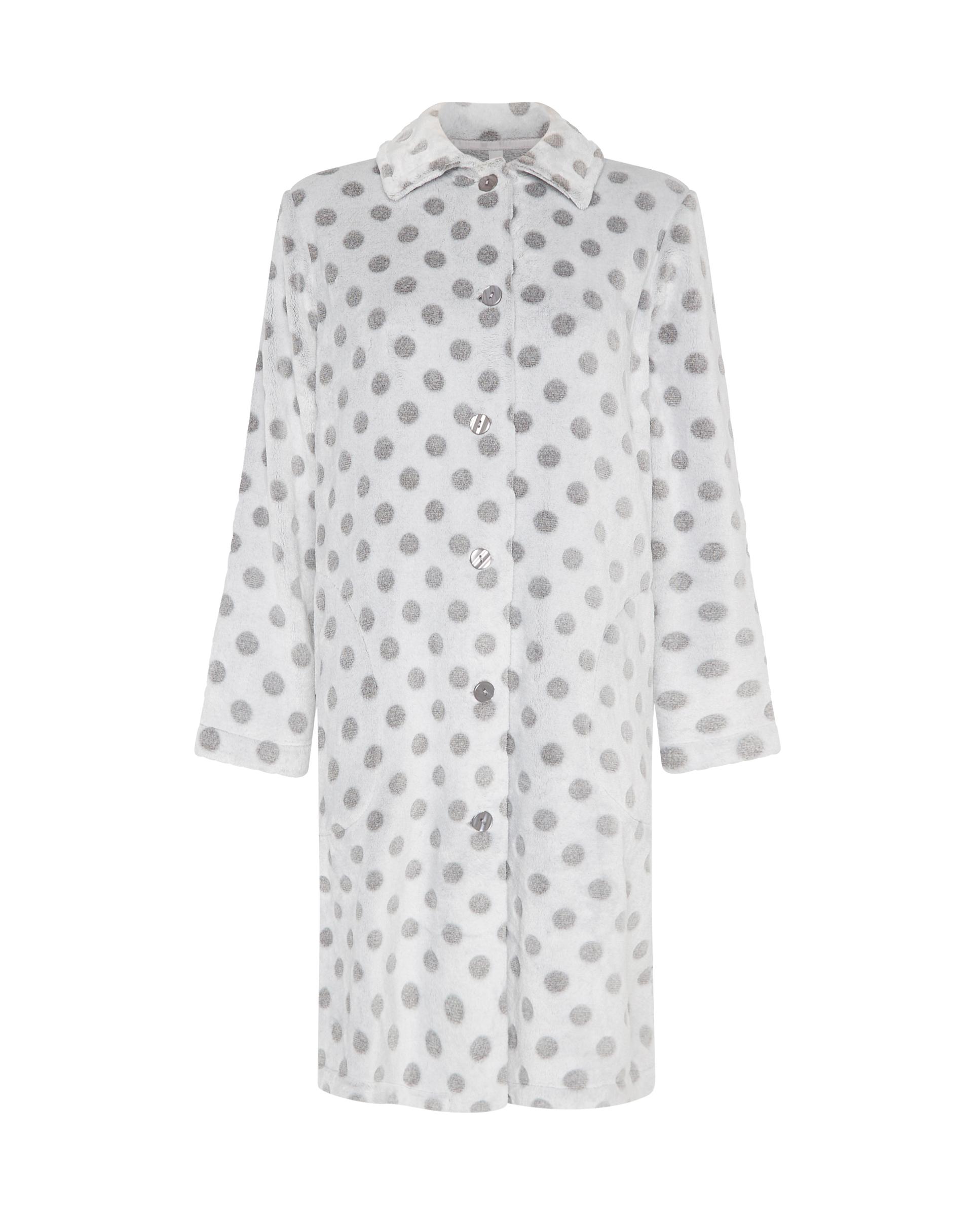 Imagen 4 de Bata de mujer jacquard topos - Lohe - Gris Gris