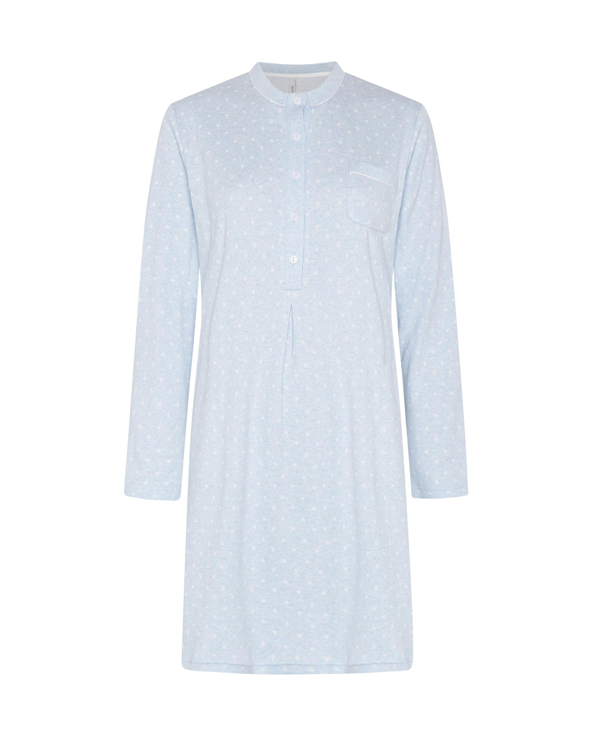 Camisón de mujer vigore corazones - Lohe - Azul Azul-4