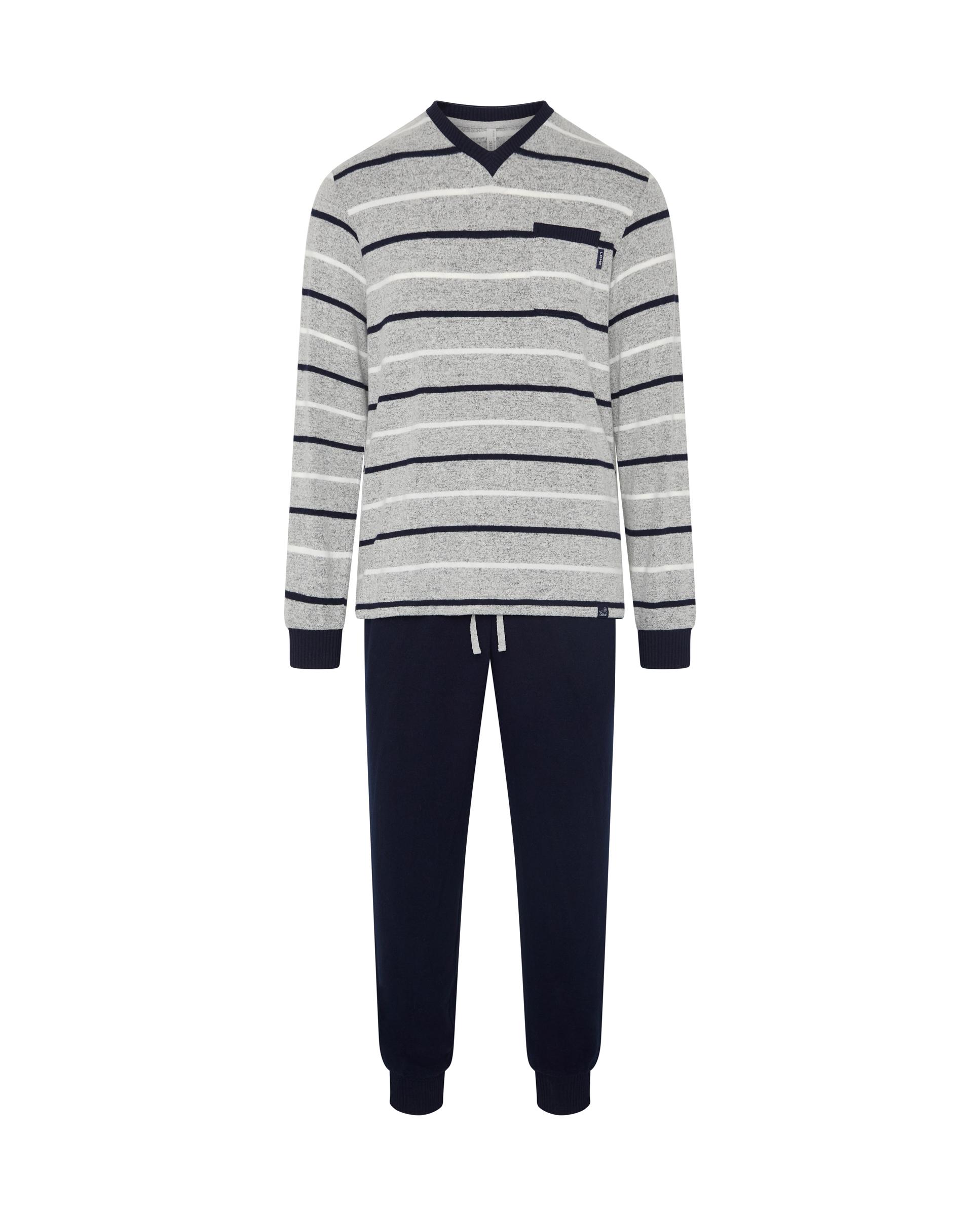 Imagen 4 de Pijama de hombre rayas vigore - Lohe - Azul marino Azul marino